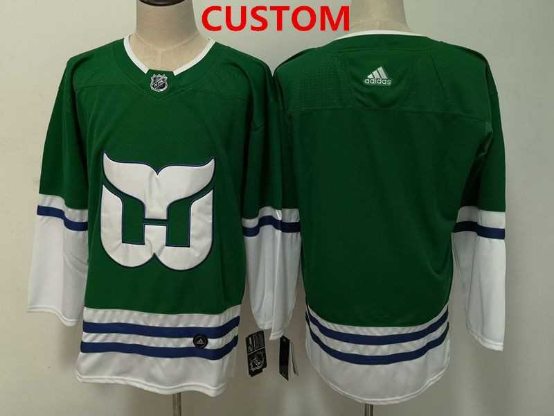 Men's Hartford Whalers Custom Green Adidas Jersey,We sell and wholesale Men's Hartford Whalers Custom Green Adidas Jersey on line form chian!